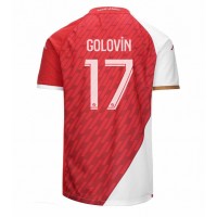 Maglie da calcio AS Monaco Aleksandr Golovin #17 Prima Maglia 2023-24 Manica Corta